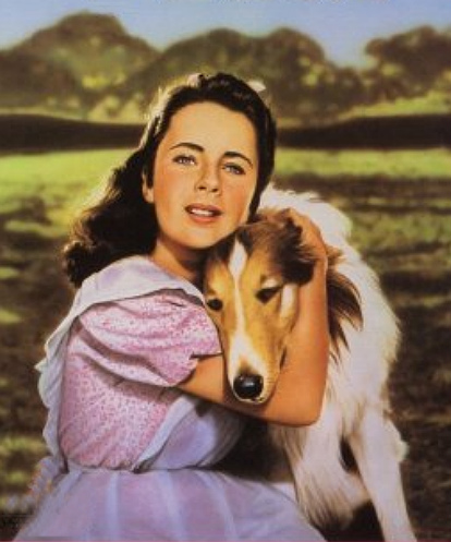 Elizabeth Taylor and Lassie