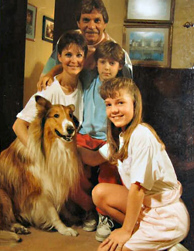 Jon Provost, Dee Wallace, Christopher Stone, Will Estes, Wendy Cox, and Lassie