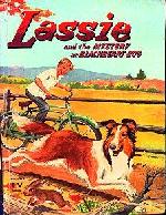 Original cover for Lassie and the Mystery at Blackberry Bog