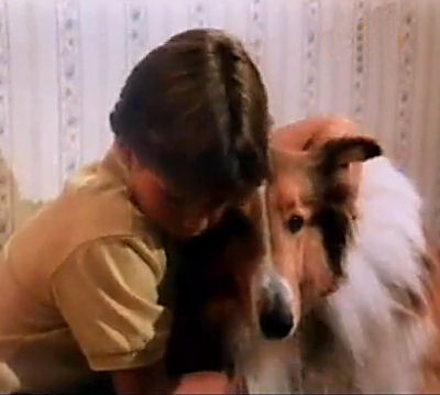 Will hugs Lassie.